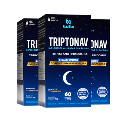 Triptonav – Sono contínuo e de qualidade | 60 Cáps – Návillus