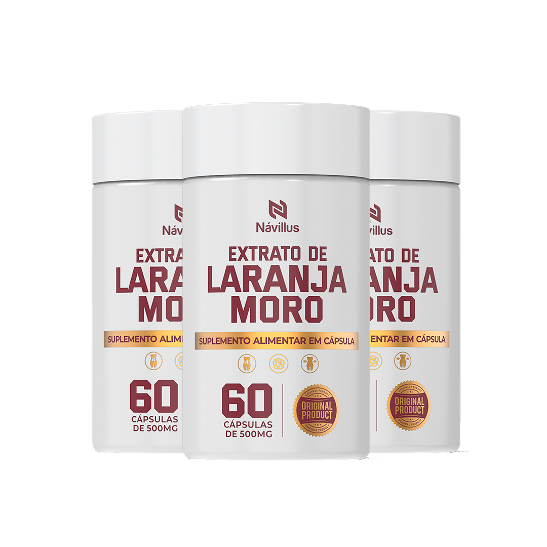 Extrato de Laranja Moro – Queima de Gordura e Controle Glicêmico | 60 Cáps – Návillus