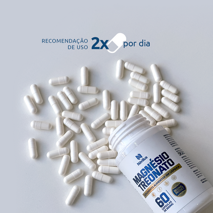 Magnésio Treonato 439mg – Suporte para Memória, Sono e Saúde Neurológica | 60 Cáps – Návillus