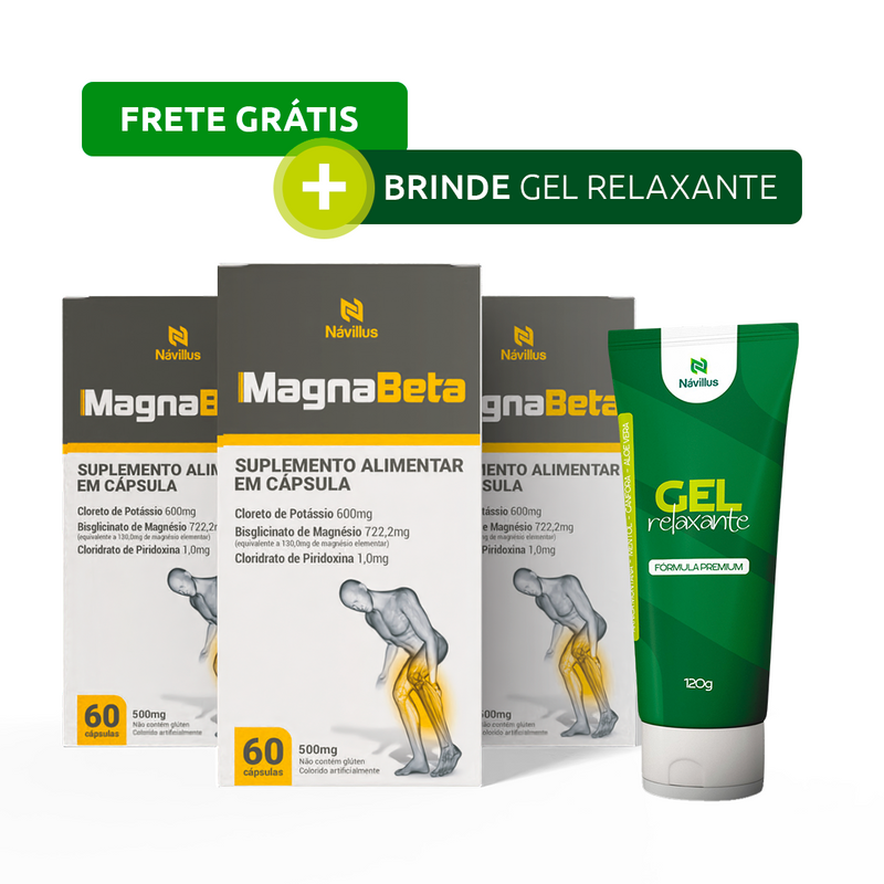 Magnabeta – Magnésio para Equilíbrio Muscular e Energia | 60 Cáps – Návillus