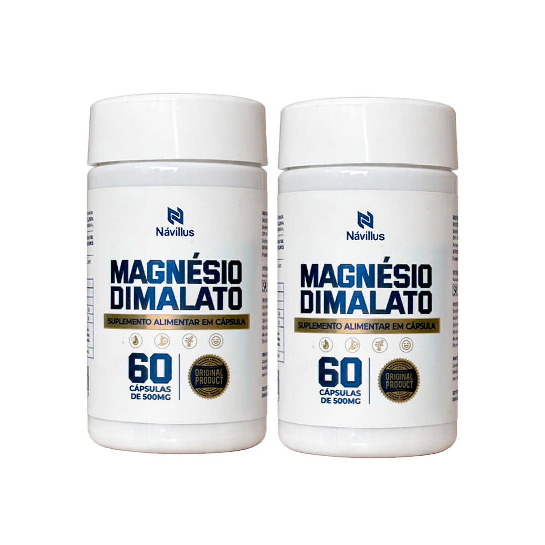 Magnésio Dimalato – Energia e Suporte Muscular | 60 Cáps – Návillus