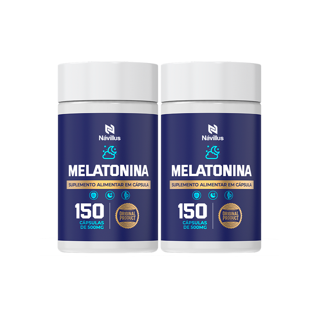 Melatonina – Noites Tranquilas e Sono Restaurador | 150 Cáps – Návillus