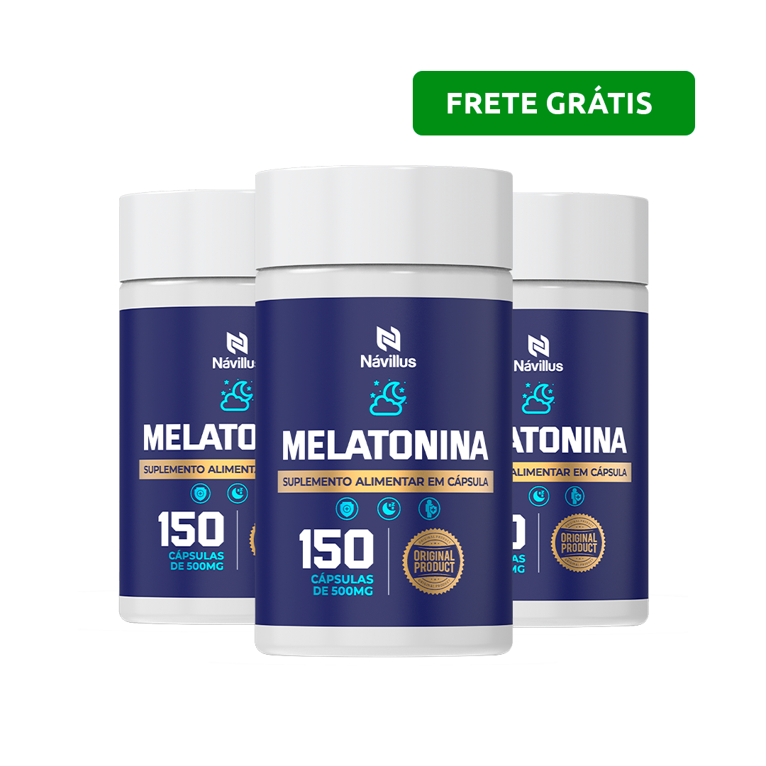 Melatonina – Noites Tranquilas e Sono Restaurador | 150 Cáps – Návillus