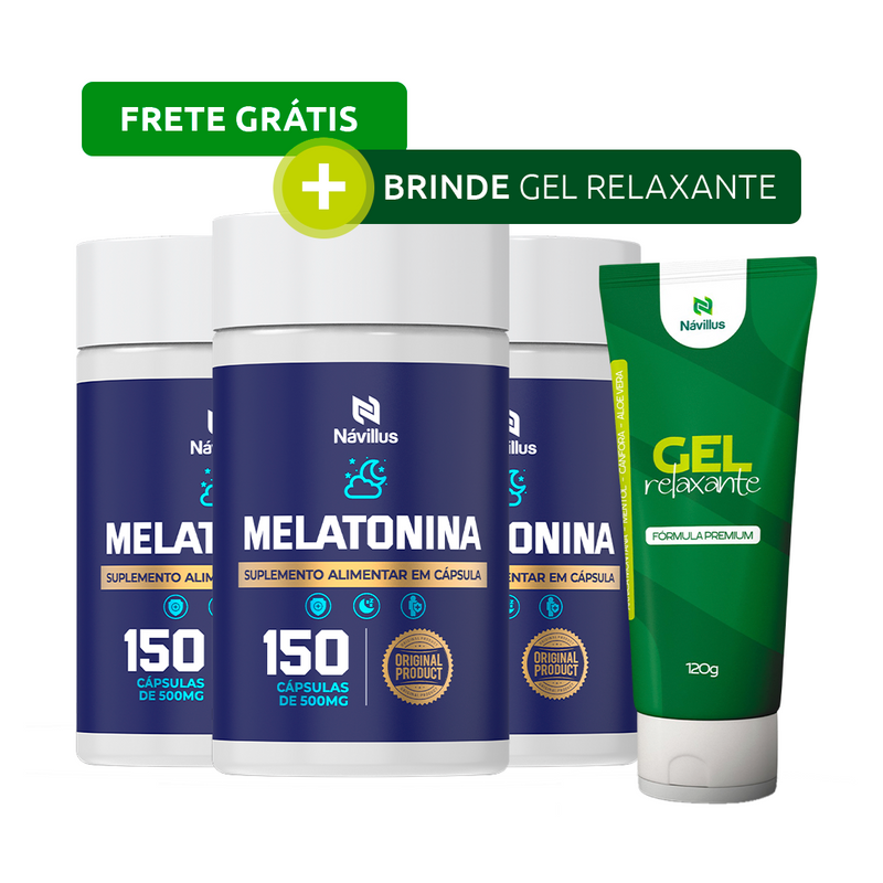 Melatonina – Noites Tranquilas e Sono Restaurador | 150 Cáps – Návillus