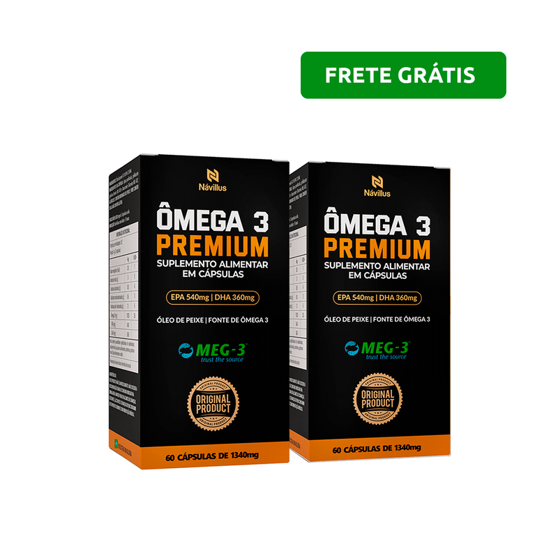 Ômega 3 Meg-3 – Saúde Cardiovascular e Cerebral | 60 Cáps – Návillus