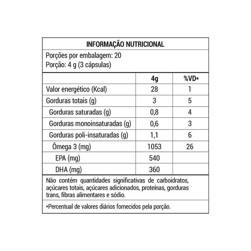 Ômega 3 Meg-3 – Saúde Cardiovascular e Cerebral | 60 Cáps – Návillus