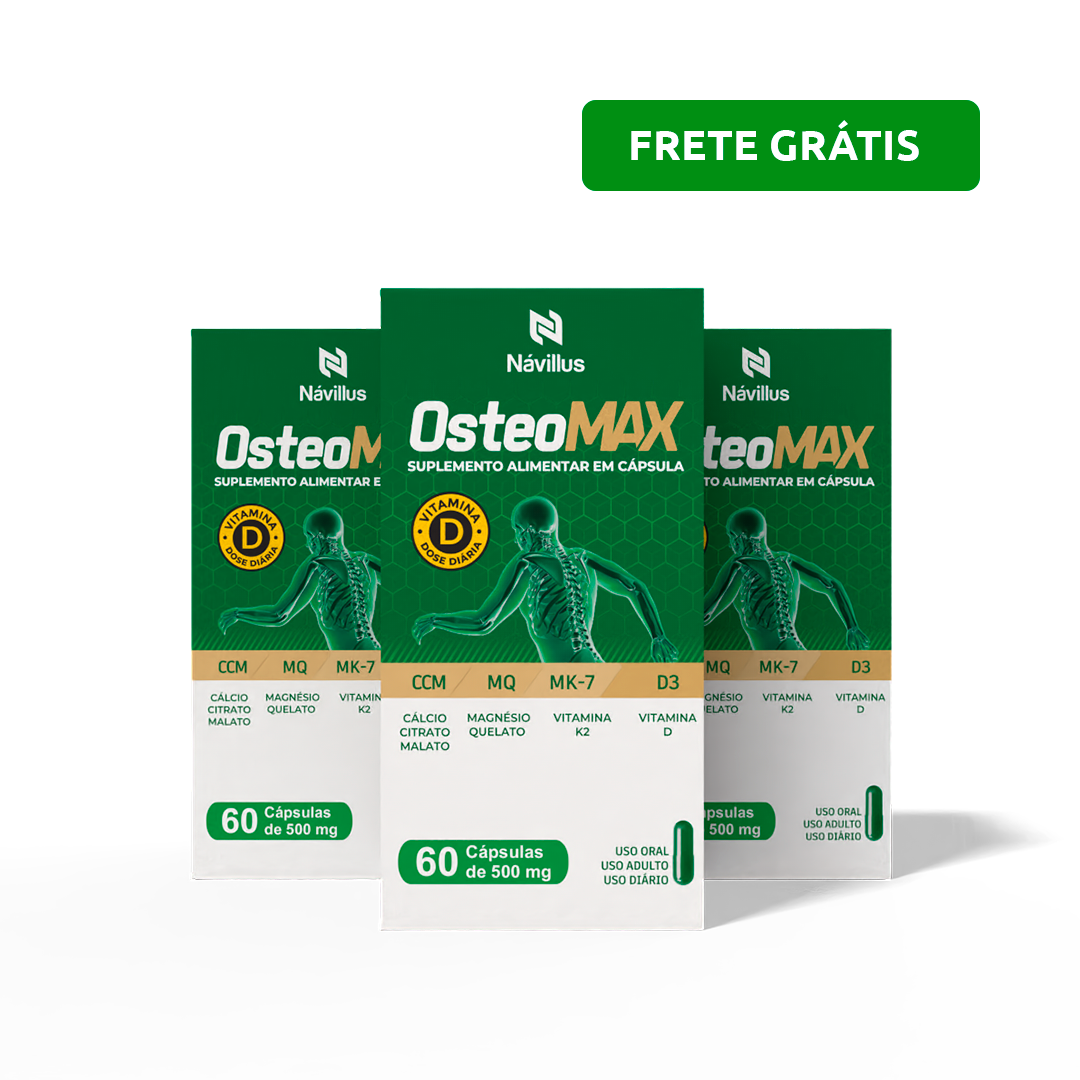 OsteoMax – Suporte Completo para Saúde Óssea | 60 Cáps – Návillus