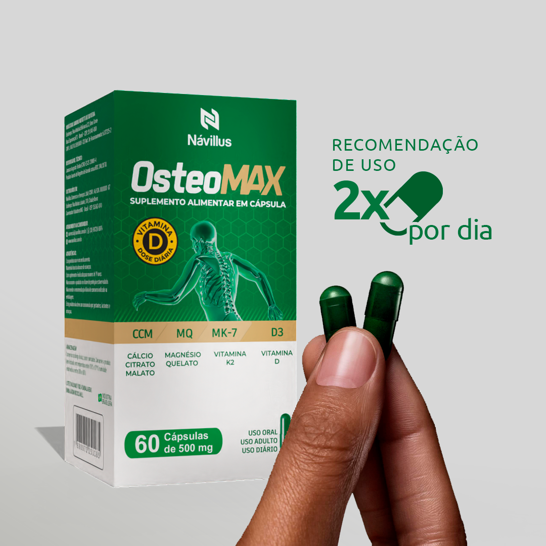 OsteoMax – Suporte Completo para Saúde Óssea | 60 Cáps – Návillus