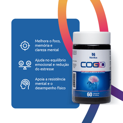 COG10 – Energia Mental e Desempenho Cognitivo | 60 Cáps – Návillus