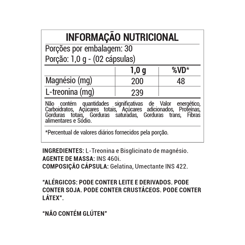 Magnésio Treonato 439mg – Suporte para Memória, Sono e Saúde Neurológica | 60 Cáps – Návillus